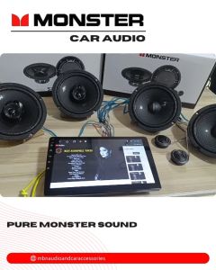 Monster Car Audio 6.5inch 2way & 3way Coaxial Speakers: Pure Monster Sound