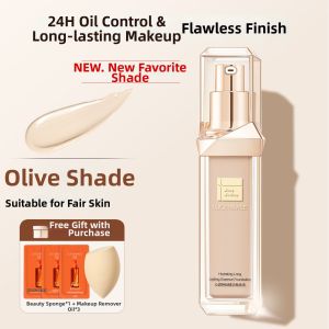 Lucenbase | Soothing Concealment Long-lasting Waterproof Foundation for Dry/Oily/Combination Skin