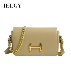 Ielgy Túi đeo nách một bên vai dễ phối màu trắng cho Nữ Túi Dây chuyền đeo thời trang đeo chéo