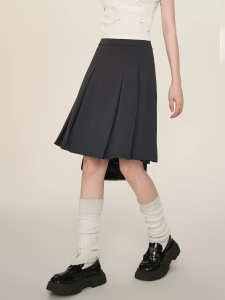 Gray Striped Short Sleeve Polo Shirt Womens Style Spring Summer Commute Fashion Inner Wear Top Loose Fit Korean Version