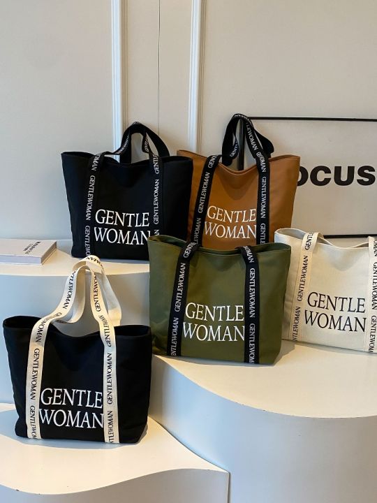 Large%20Capacity%20Canvas%20Shoulder%20Bag%20for%20Women%20Commuter%20Tote%20Bag%20School%20Class%20Handbag%20Stylish%20Korean%20Style%20Soft%20Fabric%20Bag%20-%20Image%204