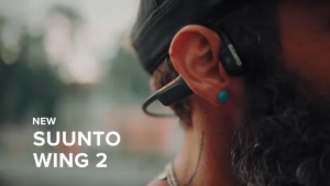Suunto Wing 2 Bone Conduction Headphones | Open-Ear Sports Earphone | IP66 | 12+24hrs Battery | Bluetooth 5.3 | LED Safe