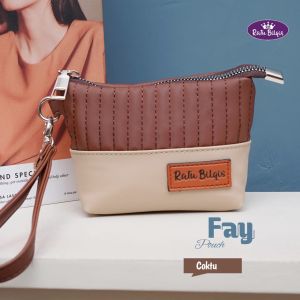Dompet Ratu Bilqis Terbaru 2025/ Pouch fay by Ratu bilqis bahan chocoly anti air/ Dompet wanita kekinian terlaris