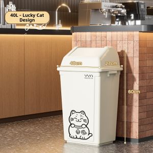 MOLORE | Rectangular Large Capacity Outdoor Household Trash Can 20L