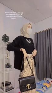 Rok Lilit Batik Murah Terlaris / Rok Pasangan Kebaya / Rok Panjang Muslimah / Rok Lilit Plus Ring Motif Pepaya