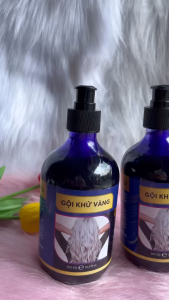 Dầu gội tím HT NO YELLOW 500ml DẦU GỘI KHỬ VÀNG - Loại bỏ sắc vàng giúp tóc bền màu và bóng đẹp