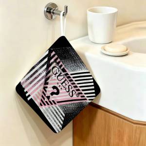 KULECHAOWAN | Fashion G GuessS Logo Printed Polyester Cotton Daily Towel Hanging Kitchen Hand Wiping Cloth Durable for Whole House Use