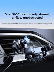 KVS | Car Vent Mount Phone Holder with Navigation Support and Anti-Shake