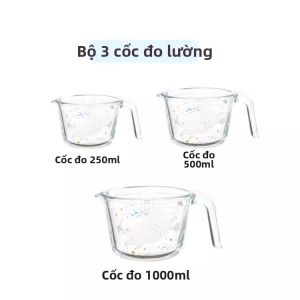 SHUEHO | Cốc Đo Kính Chịu Nhiệt Dung Lượng Lớn