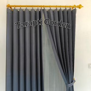 Gorden Blackout Import Polos Model Plisket Cantolan Kawat s