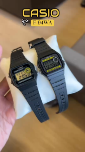 CASIO นาฬิกาข้อมือ ดิจิตอล รุ่น F-94WA-8 วัสดุเรซิ่น สีดำ คาสิโอ