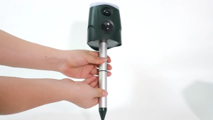 💖READY STOCK💖360 Degree Ultrasonic Solar Animal Repeller Outdoor Tri-face Sonic Bird Cat Dog Deer Bear Solar Deterrent