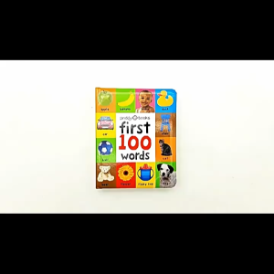 First 100 Words Series Board Book English vocabulary dictionary for babys enlightenment reading