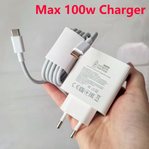 Honor Magic 7 Pro 100W Charger EU USB A/C Port Super Charge Adapter 1/1.5/2 M 6A PD Type C Cable For Honor 300 Ultra 200 100 Pro
