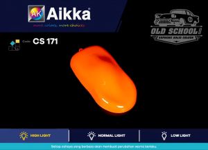 AIKKA CS171 Coral Orange | Old School Solid Series | Automotive 2K Car Paint Motor Body Aerosol Cat Bancuh Kereta DIY 车漆