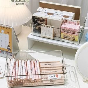 Tổ chức Lưu trữ Bàn Làm Việc Acrylic Trong Suốt