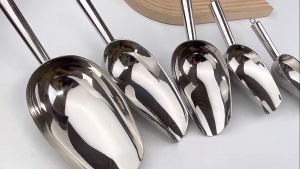 Ice Cube Scoop Food Scoop For Flour Rice Spice Stainless Steel