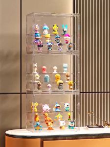 กล่องใส่โมเดล ตู้โชว์ตุ๊กตา กล่องฟิกเกอร์ PopMart ตู้ใส่โมเดล ตู้โมเดล 3ชั้น กล่องโชว์ของสะสม กันฝุ่น แข็งแรงทนทาน ขนาดใหญ่ราคาถูกกว่า