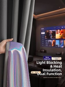 WEILAISHI | Lightproof Sunscreen Insulation Thickened No-Drilling Curtains