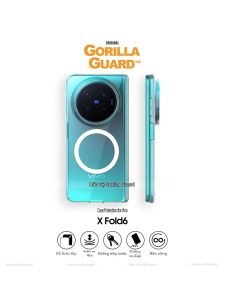 GORILLA GUARD | Anti-Drop Crystal Clear Magnetic Hinge Foldable Phone Case