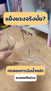 ชั้นวางโมเดล POP MART แท่นอะคริลิคทรงกลม3ช่อ ปรับหมุนได้360องศา ชั้นอะคริลิคใส ชั้นอะคริลิคหมุนได้