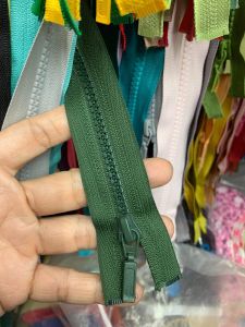 Dây kéo áo khoác HKK 50cm loại tốt răng phao số 5.
