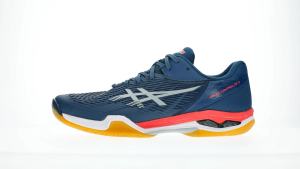 ASICS Men COURT CONTROL FF 3 Indoor Court Shoes in Mako Blue/Piedmont Grey