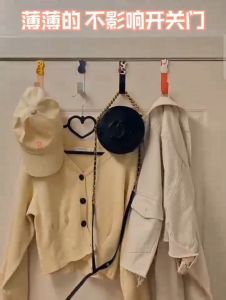 Simple Cat Cute Animal Door Hook Nail-free Metal Coat Hook Bathroom Door Hook