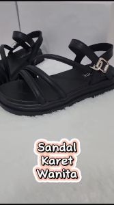 NEW!!! Sandal Tali Karet Import  Gladiator Wanita Import  Premium W2116 Sandal Wanita Kasual Karet  (+Box) Import