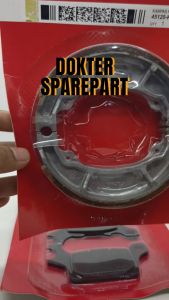 K59/KZL PAKET 2 (HEMAT) KAMPAS REM DISPAD DEPAN + BELAKANG VARIO 150 / VARIO 125 LED / KAMPAS REM