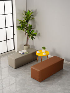 Living Room Bedroom Creative Home Use Shoe Bench Sofa PU Pad Storage Long Bench Bedside Stool Extendable Matching Splicing