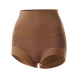 Miiow | High Waist Seamless Antibacterial Womens Underwear Cat Person Briefs Shapewear Triangle Hip Lifting Comfortable Nylon Panties