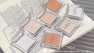 Monochrome Matte Highlighter Eyeshadow Natural Detail Lovely Highlighter Makeup Eye Face Highlight Womens Cosmetics