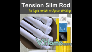 [V.Home] Slim Tension Rod/Curtain Rod/Hanging Pole/Rack/Space dividing