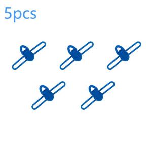NEW 5pcs/bag High Elasticity Silicone Fishing Bait Hook Fixer Lightweight Anti-Slip Fishing Rod Hook Clip