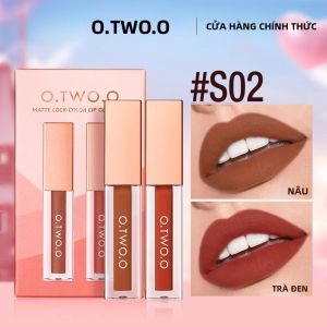 Bộ Son Bóng Lì - Không Thấm Nước Lâu Trôi Màu Sắc Đậm Bộ Sưu Tập Son Môi Lỏng Thuần Chay Công Thức Dưỡng Ẩm Cấp Nước