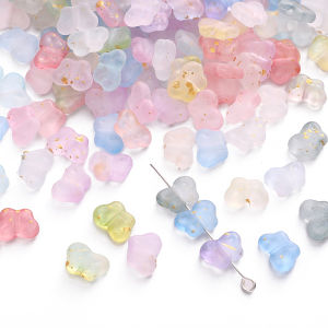 70Pcs 10x7mm Acrylic Gold Dot Colorful Butterfly Beads Charms for Jewelry Making DIY Bracelet Necklace Earrings Accessories