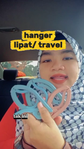 (PNA) Hanger Travel Lipat / Hanger Mini Mudah Alih Untuk Haji Umrah & Travel