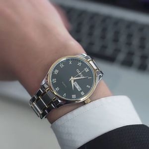 OLEVS 5568 Man Watch Wrist Men Watch Water Resistant Feature Clock Steel Strap Quartz Fashion Luxury Casual Timepiece