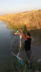 【Ready To Use】Fishing Net 1 / 3 Layer White Floating Net Durable Sink Net Nylon Fishing Net COD