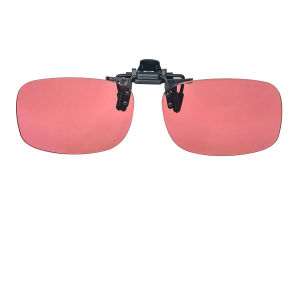 SHINU | SHINU FL‑41 Migraine Glasses Clip‑on Blue Light Filter Clip On Lenses for Photophobia Light Sensitivity Clip for Eyeglasses