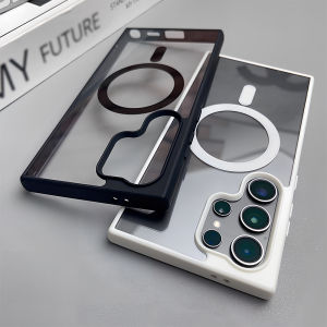 Transparent Magnetic Phone Case For Samsung A57 A54 A56 A36 A55 A35 A26 A25 A16 A06 S26 Ultra S25 S24 S23 FE S22 Plus Hard Cover