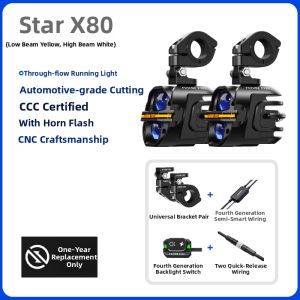 FUTURE EYES | Flash Bright Light Switchable LED Headlight for Motorcycle