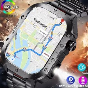 สมาร์ทวอทช์ LED รุ่นใหม่ปี 2025 สำหรับผู้ชาย สมาร์ทวอทช์บลูทูธพูดได้ โหมดกีฬาหลากหลาย ตรวจวัดสุขภาพ สมาร์ทวอทช์สำหรับเล่นกีฬากลางแจ้ง สำหรับ Android