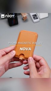 Ví Đựng Thẻ Magsafe Leather Kiêm Giá Đỡ Cho Điện Thoại iPhone 16 Pro Max 15 14 13 12