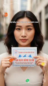 Xấp 50 Tấm Keo Dính Ruồi Nam Việt Cao Cấp - Siêu Dính Không Mùi An Toàn Cho Gia Đình Và Hàng Quán.