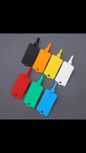 50/100 Chiếc Thẻ Nhựa Có Thể Tái Sử Dụng Cho Giày/Quần Áo Chống Thấm Nước Mã Màu Phân Loại Nhãn Dán Thẻ Thân Thiện Với Môi Trường Dây Buộc Cáp