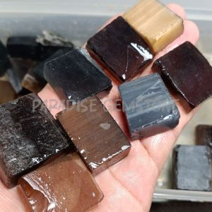 Bahan Lempengan Akik CAT EYE Unik Murmer