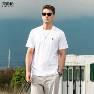 Enjeolon | Cooling Premium Liquid Ammonia Mercerized Cotton Men T-Shirt