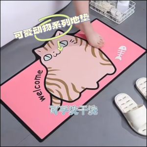 Keset Kaki Anti Slip Karakter Ukuran 40x60 / Alas Lantai Kamar Tidur Rumah Dapur Anti Slip Floor Mat